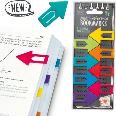 Barevné záložky do knihy