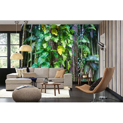 DIMEX ART Самозалепваща се флизелинова фототапета листа в тропическа джунгла 375 x 250 см