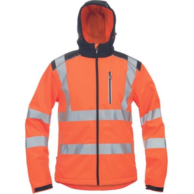 Cerva bunda Knoxfield HVPS softshell reflexní oranžová