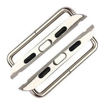 Hoco Алуминиев адаптер за всякакъв тип каишки за Apple Watch 38мм, 40мм - Hoco Apple Watch Band Adapter (сребрист) (AWBA-SL-38)