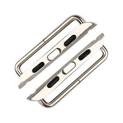 Hoco Алуминиев адаптер за всякакъв тип каишки за Apple Watch 38мм, 40мм - Hoco Apple Watch Band Adapter (сребрист) (AWBA-SL-38)