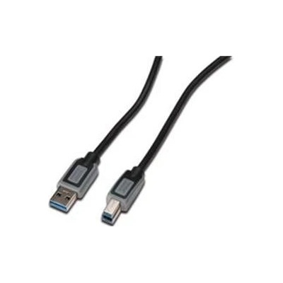 Digitus DK-112301 USB 3.0 kabel A/samec na B-samec 1,8m, černošedý