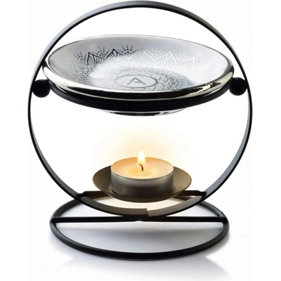 Aromaholik keramická aroma lampa Medito černá
