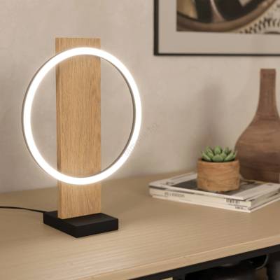 EGLO 901718 - LED Настолна лампа BOYAL LED/12W/230V 3000K бежов/черен (EG901718)