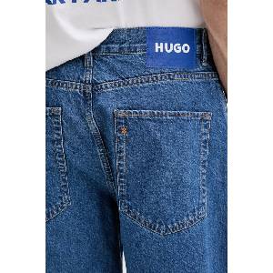 HUGO Blue Дънков къс панталон Skate shorts (50555993)