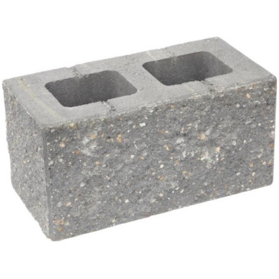 CS-BETON Tvárnice CSBLOK dvoustranně štípaná rohová 40x20x20 cm šedá