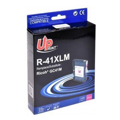 Compatible Мастило гел UPRINT GC41M, RICOH, 36ml, 2500 копия, 405763, Magenta (LF-INK-RICOH-GC41M)