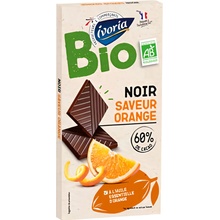 Ivoria BIO hořká čokoláda 60% s pomerančovým olejem 100 g