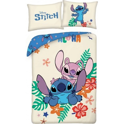 Halantex Детски спален комплект Halantex - Lilo & Stitch, Aloha (LS-5609BL)
