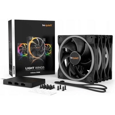 be quiet! Light Wings 140mm Triple-pack BL078