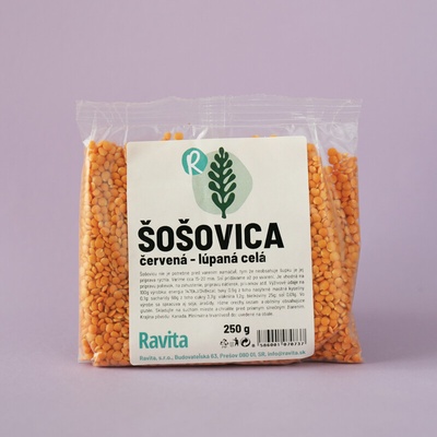 Ravita Šošovica červená lúpaná 250 g