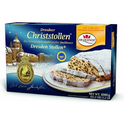 Dr. Quendt Drážďanská rozinková originální štola 1 kg – Hledejceny.cz