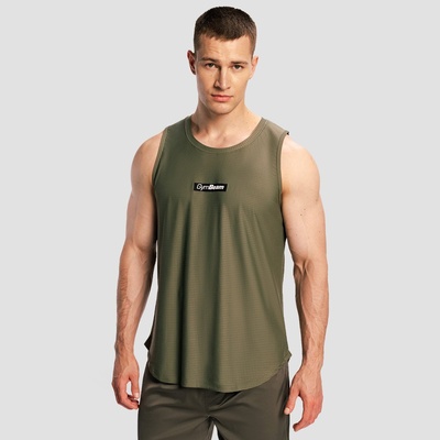 GymBeam Мъжки топ Combat Olive Grey XXL