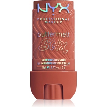 NYX Professional Makeup Buttermelt Glow Stix озаряващ стик цвят 13 Left On Melt 5 гр