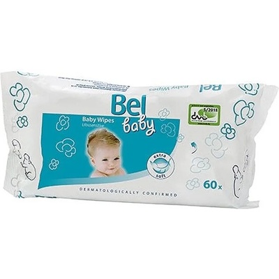 Bel Baby Бебешки влажни кърпи Bel Baby, 60 броя (916292)