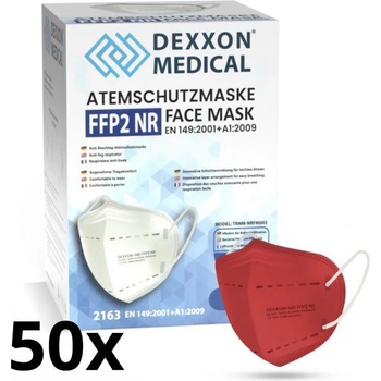 IMobily DEXXON MEDICAL respirátor FFP2 NR Red 50 ks
