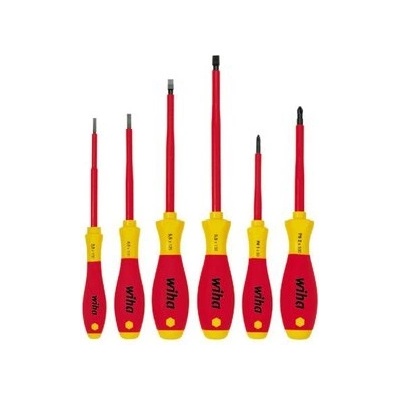 Wiha Комплект отвертки, 6 части, изолирани, с дръжка Softfinish 07156 (07156)