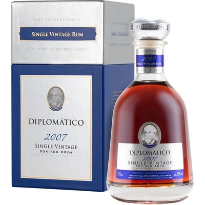 Diplomatico Single Vintage 2007 43% 0,7 l (holá láhev)