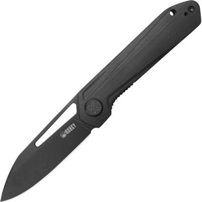 Kubey Royal Blackwash 14C28N ,Black G10 Linerlock KU321X