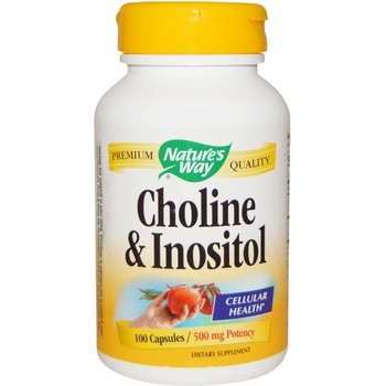 Image 1 of Nature's Way Choline 250 mg & Inositol 250 mg [100 капсули]