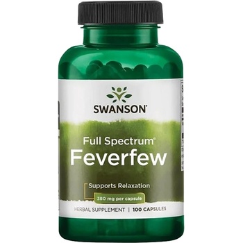 Image 1 of Swanson Feverfew 380 mg [100 капсули]