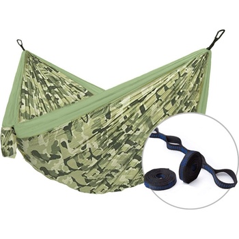 Image 1 of Hamaka Camping double + Slap Strap light green