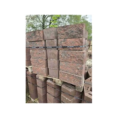 GEOSTONE miniFLAT štípaný Červeno-černá NESTANDARD