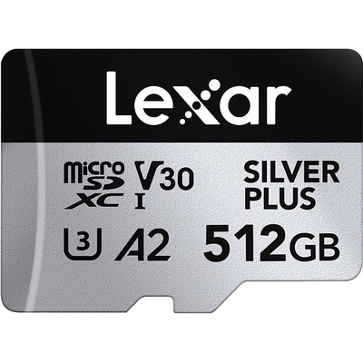 Lexar microSDXC Professional Silver Plus 512GB LMSSIPL512G-BNANG
