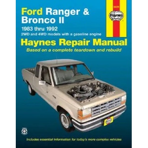 Ford Ranger and Bronco II (1983 to 1992) Automotive Repair Manual (ISBN: 9781563920660)