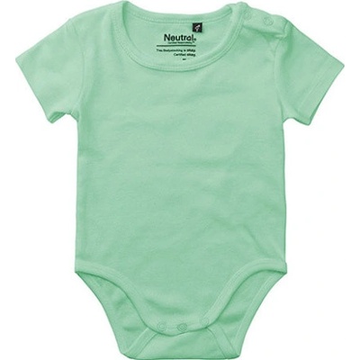 Neutral Dojčenské body s krátkym rukávom NE Dusty Mint