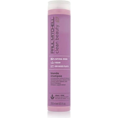 Paul Mitchell Clean Beauty Color Protect Blonde Shampoo 250 ml шампоан за възстановяване и блясък на изрусена коса за жени