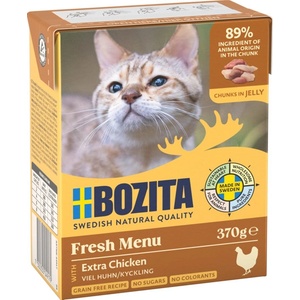 Bozita Котешка храна с нарязано пилешко месо в желе 370 г