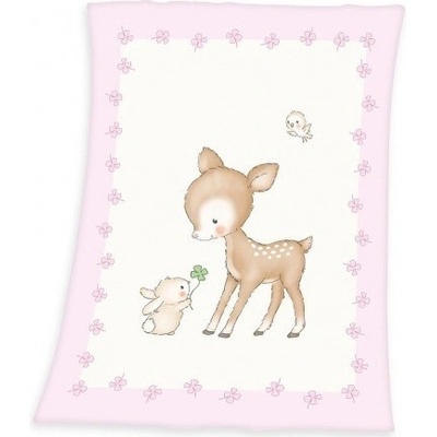 HERDING Baby supersoft flísová deka MALÁ SRNKA