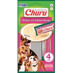 Inaba Foods Churu 4P лакомство за кучета с вкус на пилешко и сьомга 4x14g