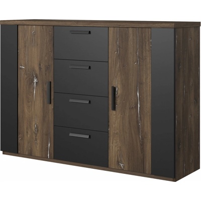 Helvetia Sigma 26 dvoudveřová s zásuvkami 132 cm