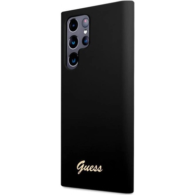 GUESS Гръб Guess Liquid Silicone Metal Logo Case за Samsung Galaxy S23 Ultra - Черен (3666339114831)