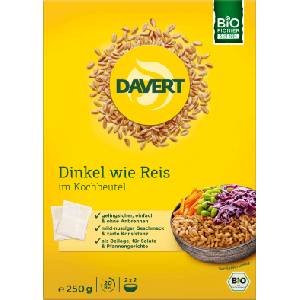 Davert Био спелта като ориз в торбички за варене - 250 г
