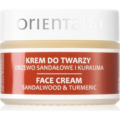 Orientana Sandalwood & Turmeric Face Cream подхранващ крем за лице 50 гр
