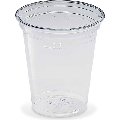 Wimex Pohár rPET číry Ø95mm 0,3L