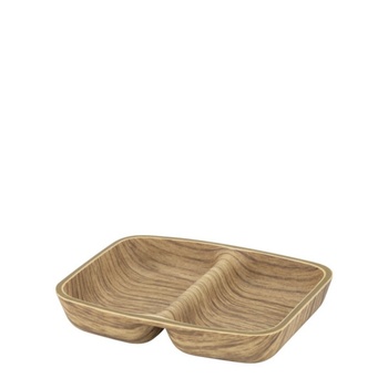 Image 1 of Evelin Еvelin - Рамекин с две отделения, квадратна, 7, 2x8, 6xh1, 8см, полистирен, WILLOW BUFFET-(10263-CW) (0194540)