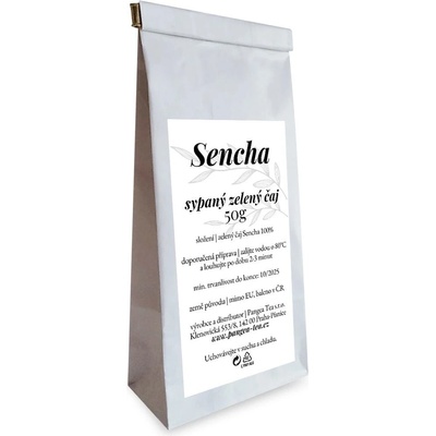 Pangea Tea zelený sypaný čaj Sencha 50 g