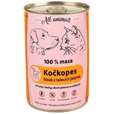 All Animals kočkopes Teľacia jatierka 400 g