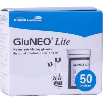 Gluneo Lite prúžky do glukomeru 50 ks