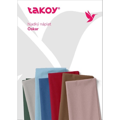 Takoy Vzorník - Jednobarevný hladký náplet