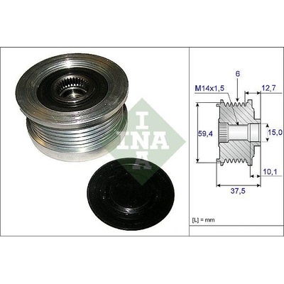 Předstihová spojka Schaeffler INA 535 0110 10