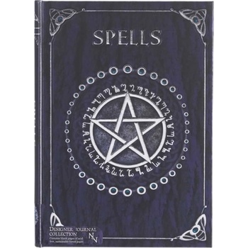 Nemesis Now Тефтер Nemesis Now Adult: Spell Book - Embossed Spell Book (Purple), формат A5 (B0146A3)
