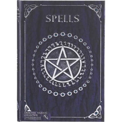 Nemesis Now Тефтер Nemesis Now Adult: Spell Book - Embossed Spell Book (Purple), формат A5 (B0146A3)