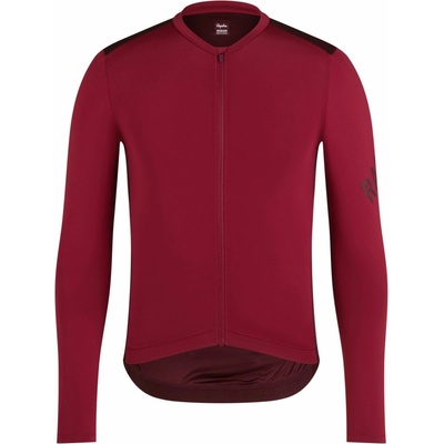 Rapha Men's Pro Team Long Sleeve Lightweight Jersey burgundy port
