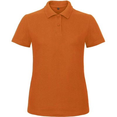 B&C ID.001 /women Dámske piqué polo oranžová