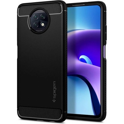 Púzdro Spigen Rugged Armor Xiaomi Redmi Note 9T 5G čierne